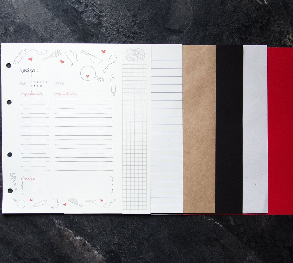 Other office supplies - Wood Cover Notebook / Journal / Cookbook / Photo Album - ENJOYTHEWOOD