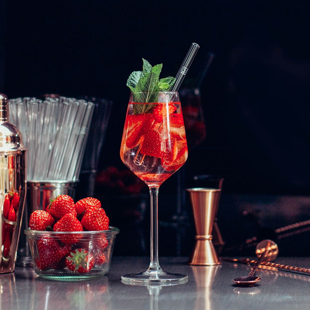 Ustensiles de cuisine - HALM Paille de Verre Réutilisable - HALM