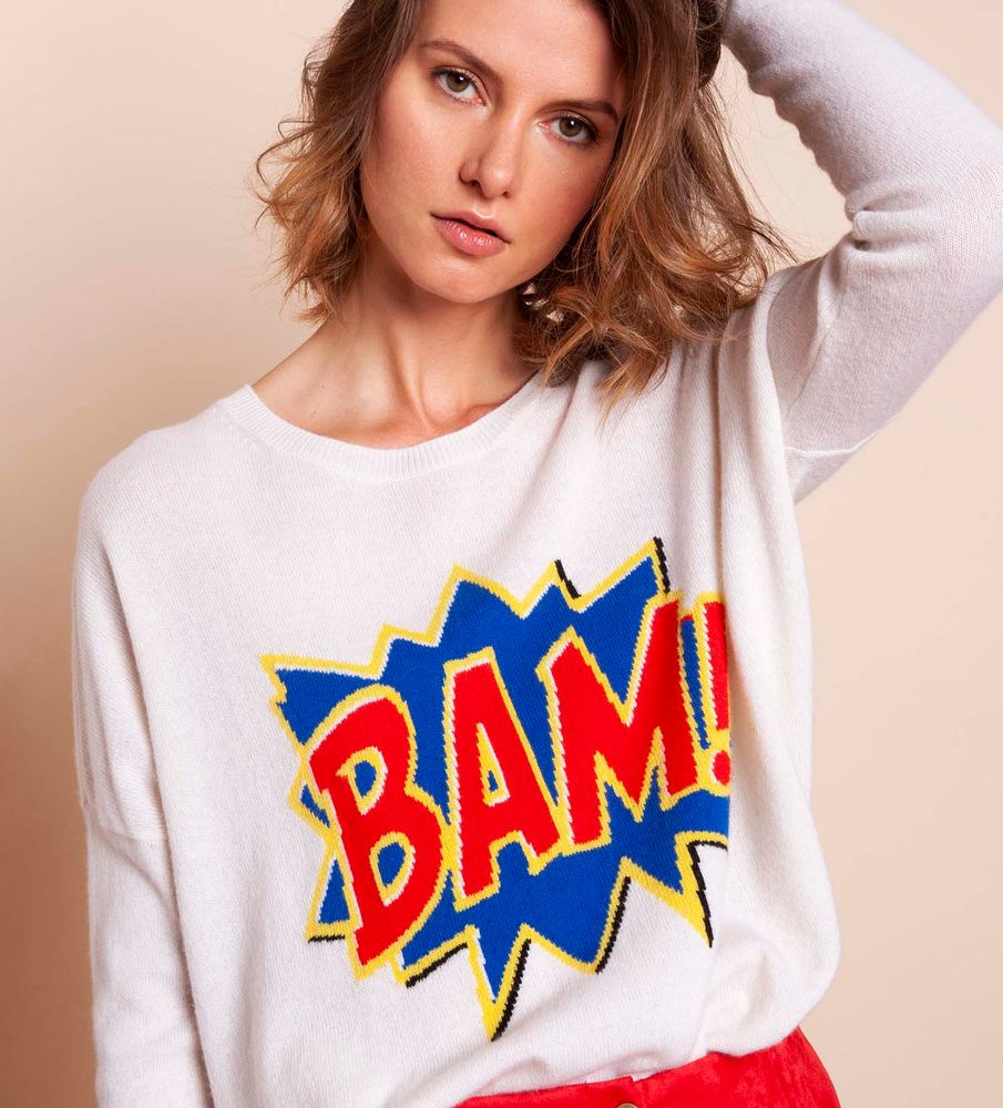 Apparel - Sweater BAM - MADLUV CASHMERE GOES POP