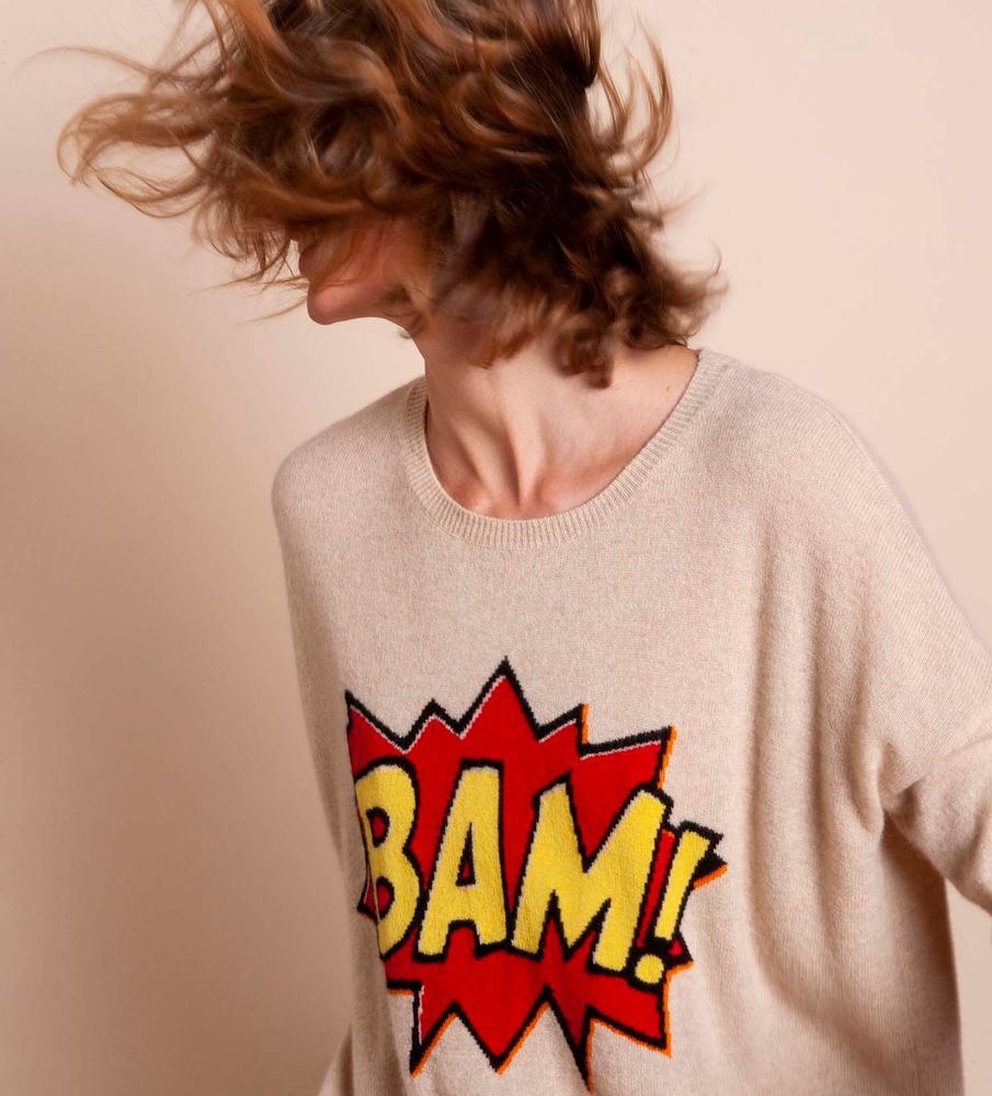 Apparel - Sweater BAM - MADLUV CASHMERE GOES POP