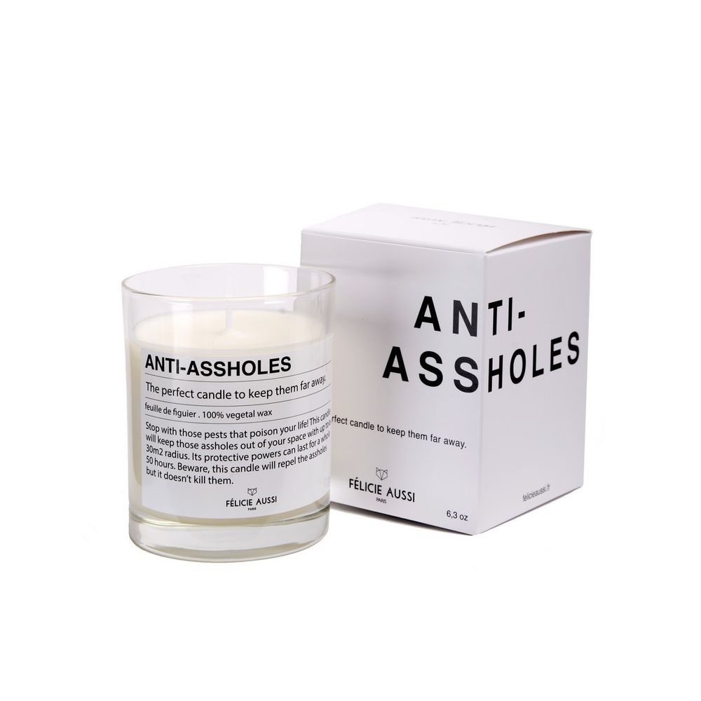 Bougies - Bougie ANTI-CONNARDS - FÉLICIE AUSSI