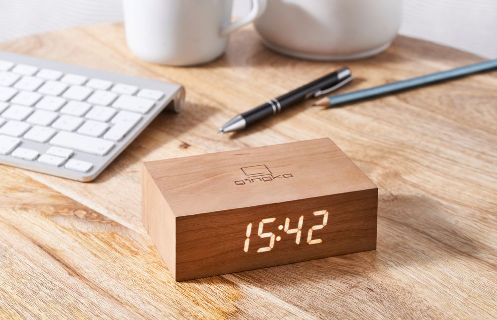 Clocks - Flip Alarm Click Clock - GINGKO