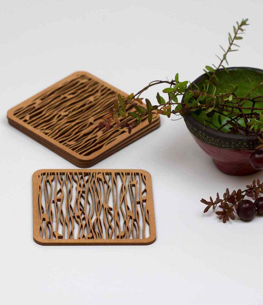 Gifts - Wooden coasters - NORD DECO