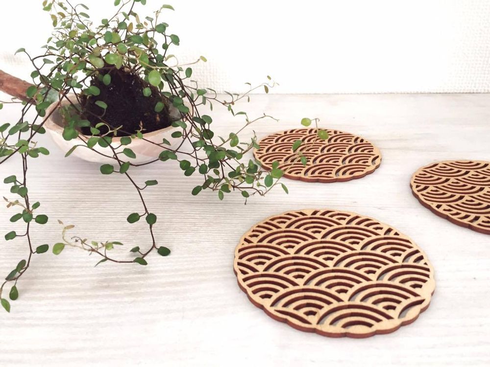 Gifts - Wooden coasters - NORD DECO