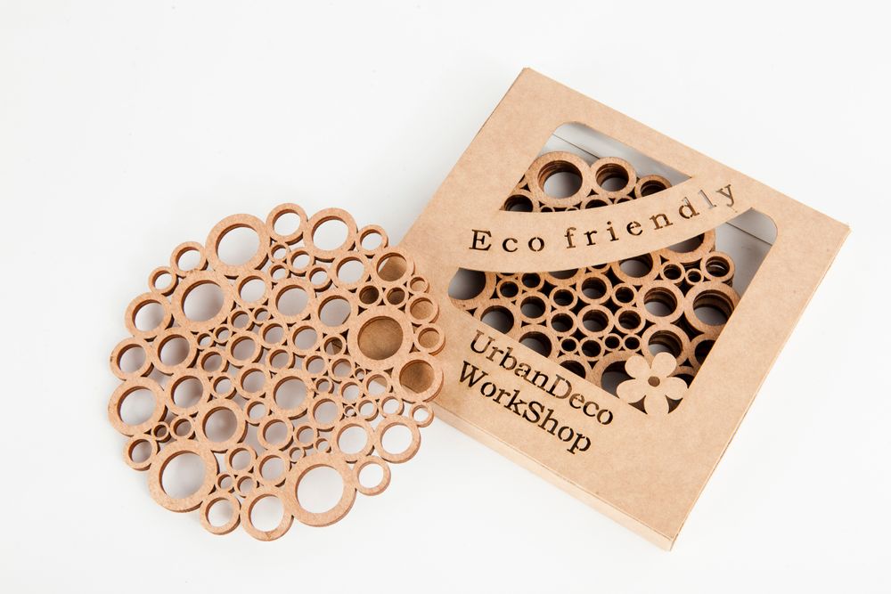 Gifts - Wooden coasters - NORD DECO