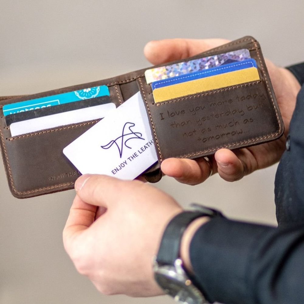 Petite maroquinerie - Portefeuille en cuir Protection RFID - ENJOYTHELEATHER