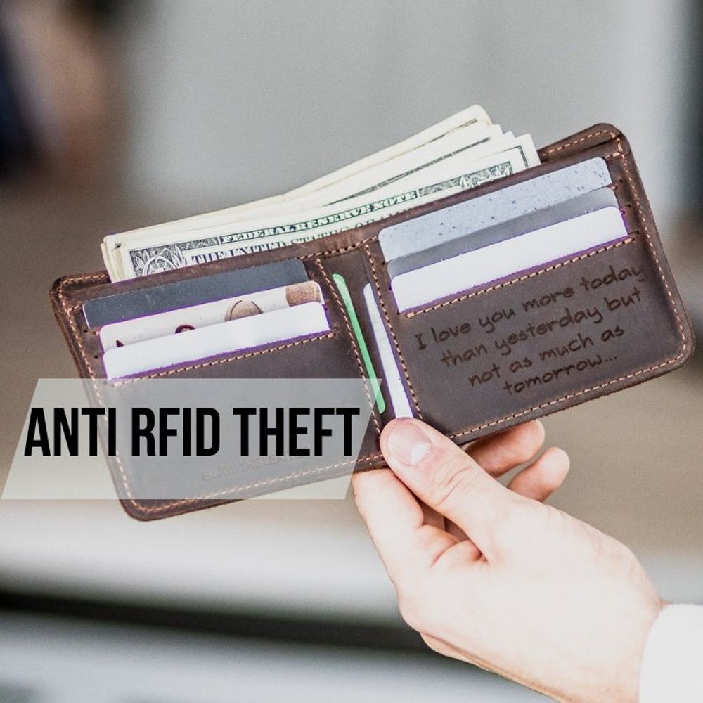 Petite maroquinerie - Portefeuille en cuir Protection RFID - ENJOYTHELEATHER