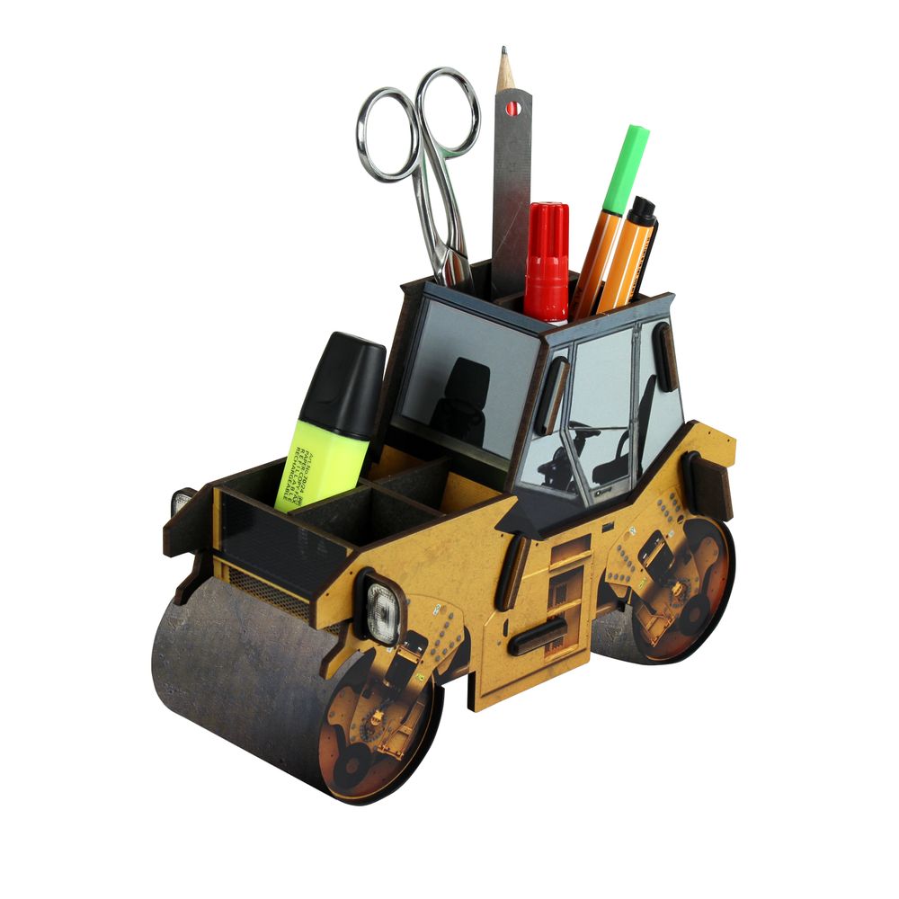 Papeterie bureau - Pots à crayons machines de chantiers - WERKHAUS DESIGN+PRODUKTION GMBH