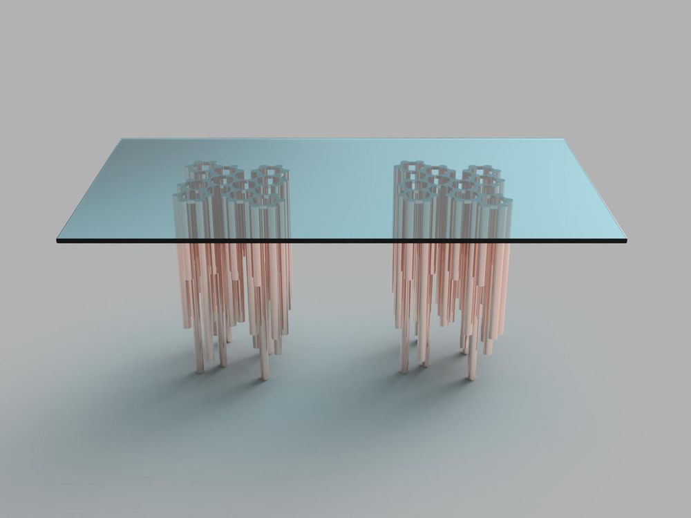 Tables Salle à Manger - Table de salle à manger double Manuka - HIJR LONDON