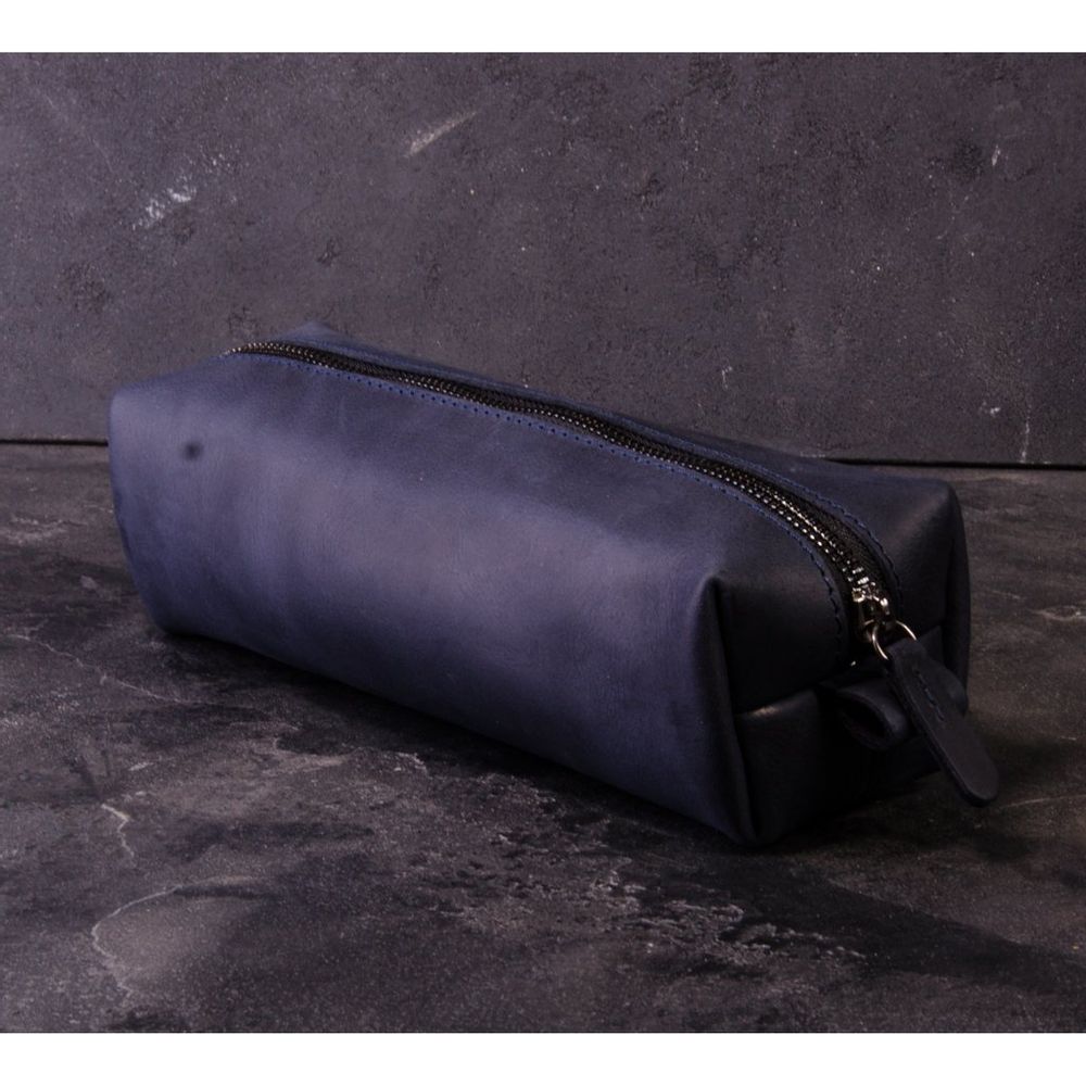 Petite maroquinerie - Trousse de toilette en cuir, fait main - ENJOYTHELEATHER