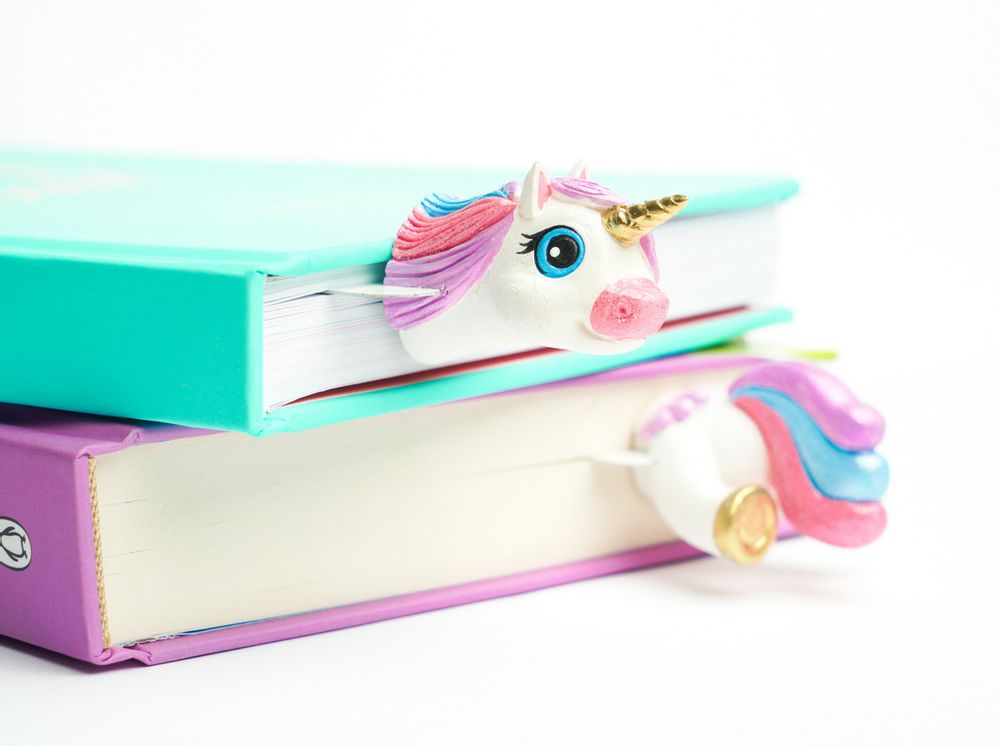 Gifts - Unicorn and Fairy Bookmarks, handmade - MYBOOKMARK