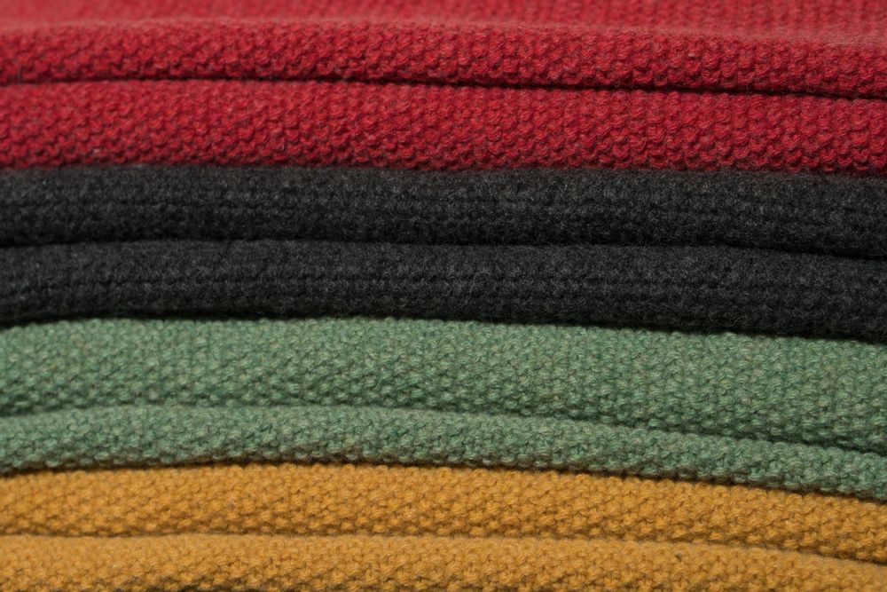 Plaids - PLAID Laine Éco-conçue Emeraude - LA MAISON DE LA MAILLE