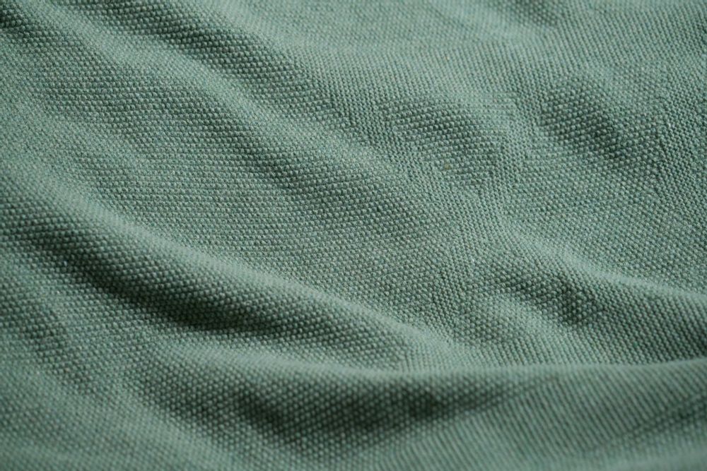 Plaids - PLAID Laine Éco-conçue Emeraude - LA MAISON DE LA MAILLE