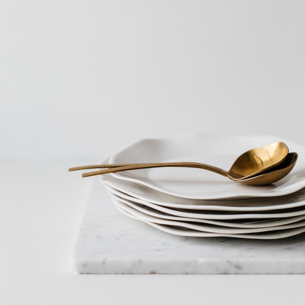 Assiettes au quotidien - ASSIETTE EMPREINTE - SOPHIE MASSON PORCELAINE