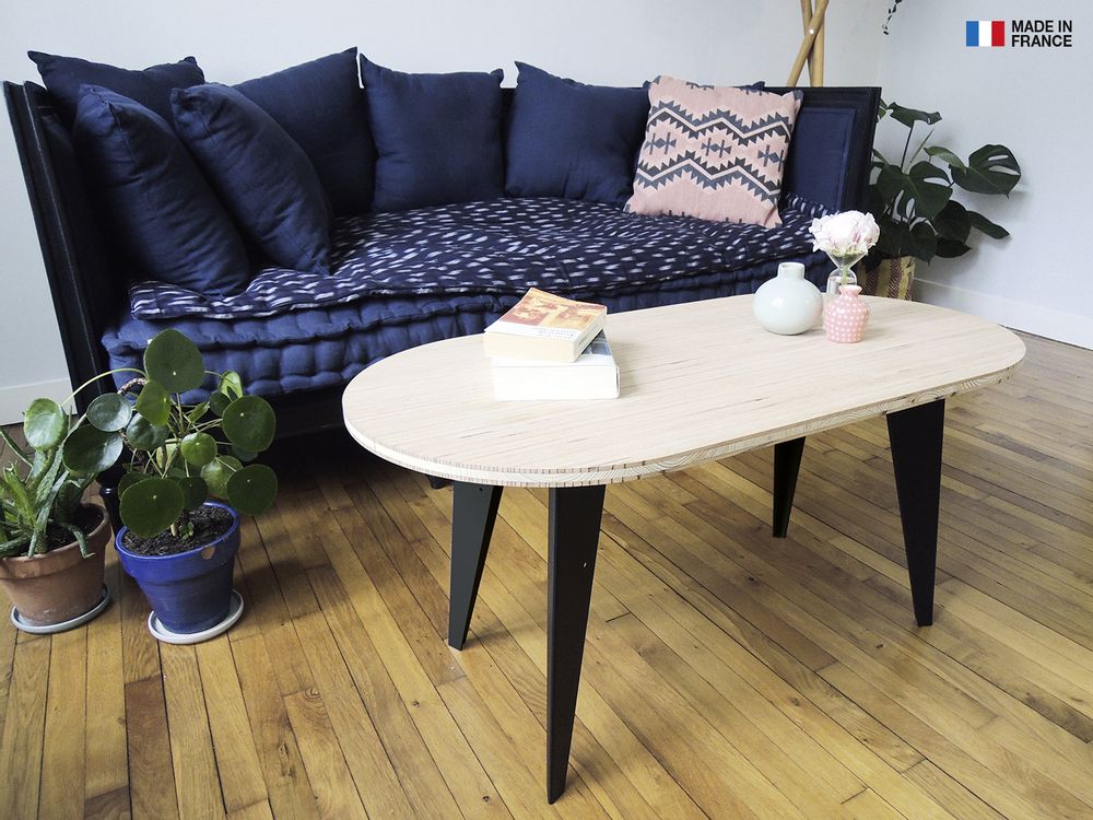 Tables Salle à Manger - Pied PAPILLON - Pied de table - BLEU CARMIN DESIGN