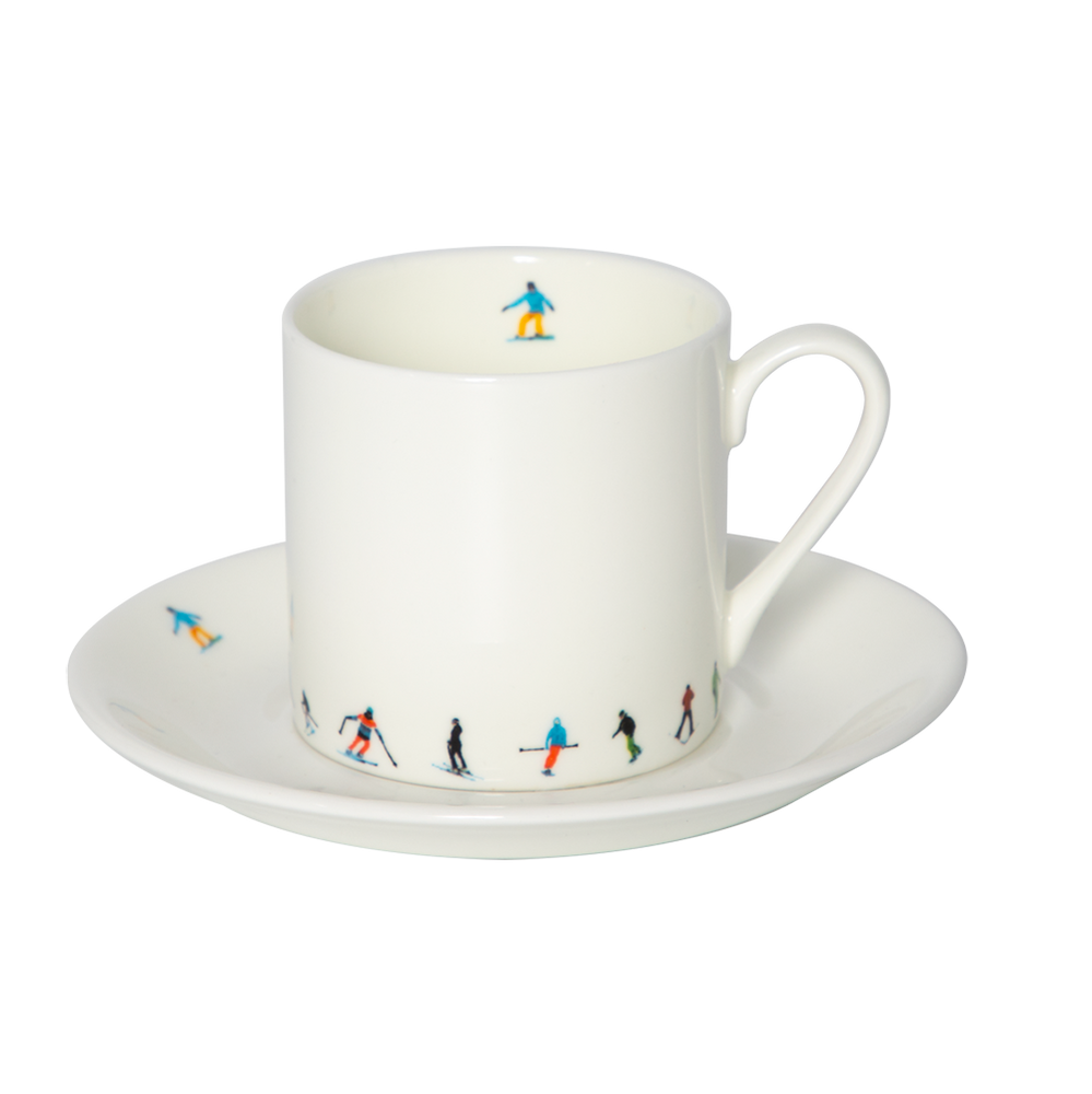Assiettes au quotidien - ENSEMBLE PETIT DÉJEUNER CHAÎNE DE SKI POUDRE-HOUND - POWDERHOUND