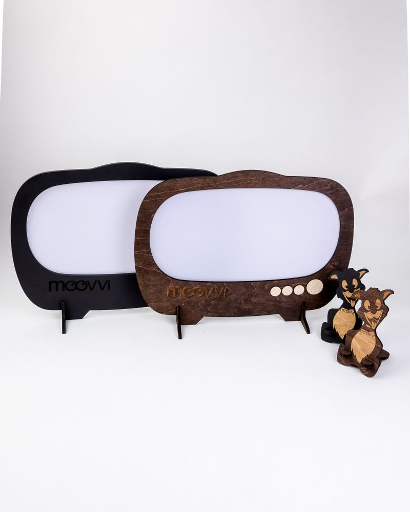 Children's games - MOOVVI Wooden Shadow Theatre, handmade - ENJOYTHEWOOD