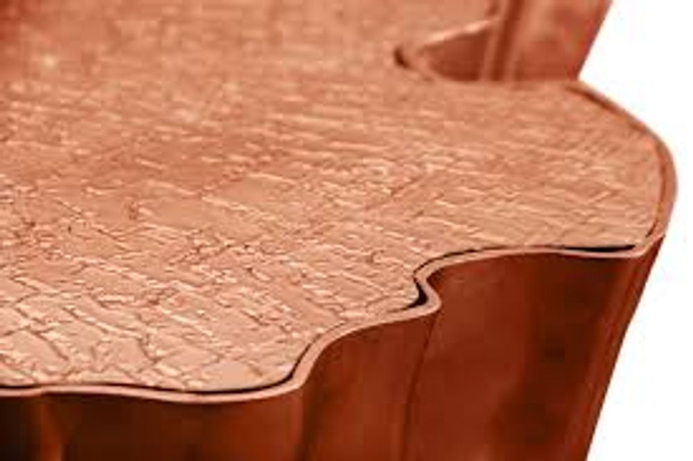 Dining Tables - Eden Copper Leaf Center Table  - OFF  - COVET HOUSE