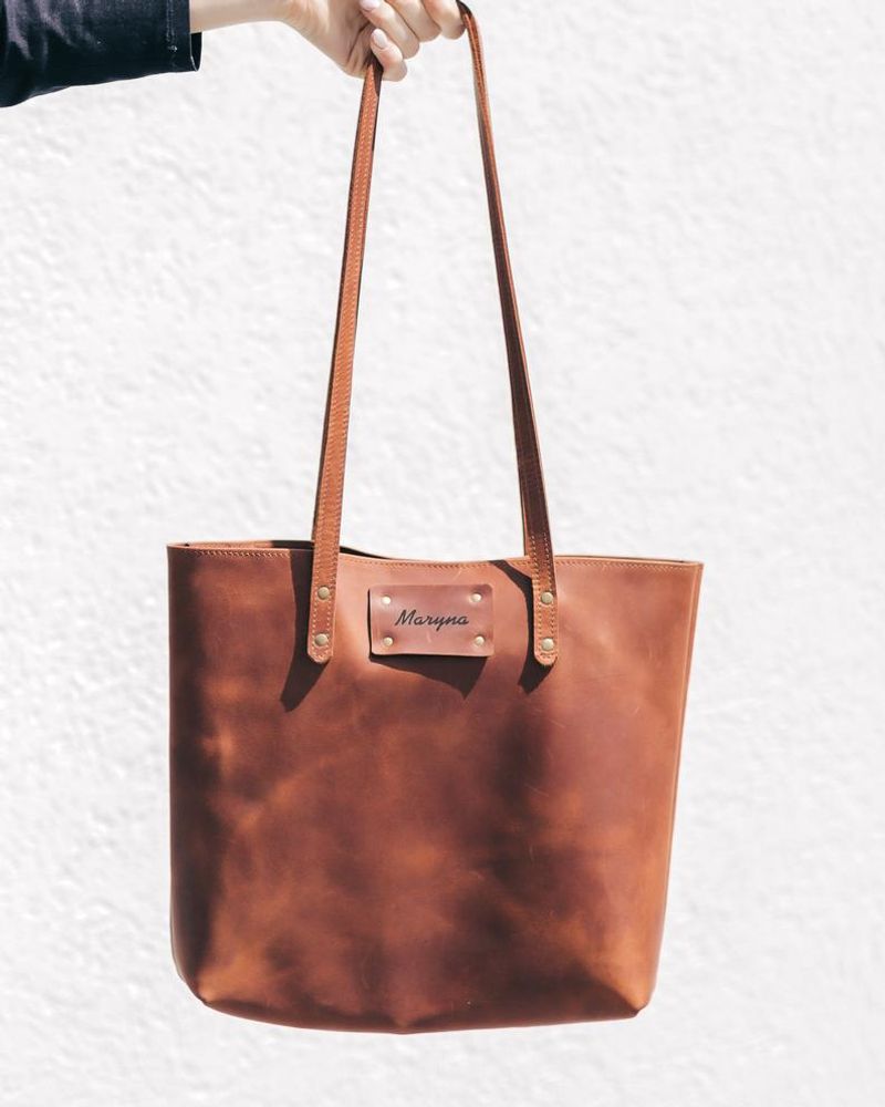 Petite maroquinerie - Sac fourre-tout en cuir - ENJOYTHELEATHER