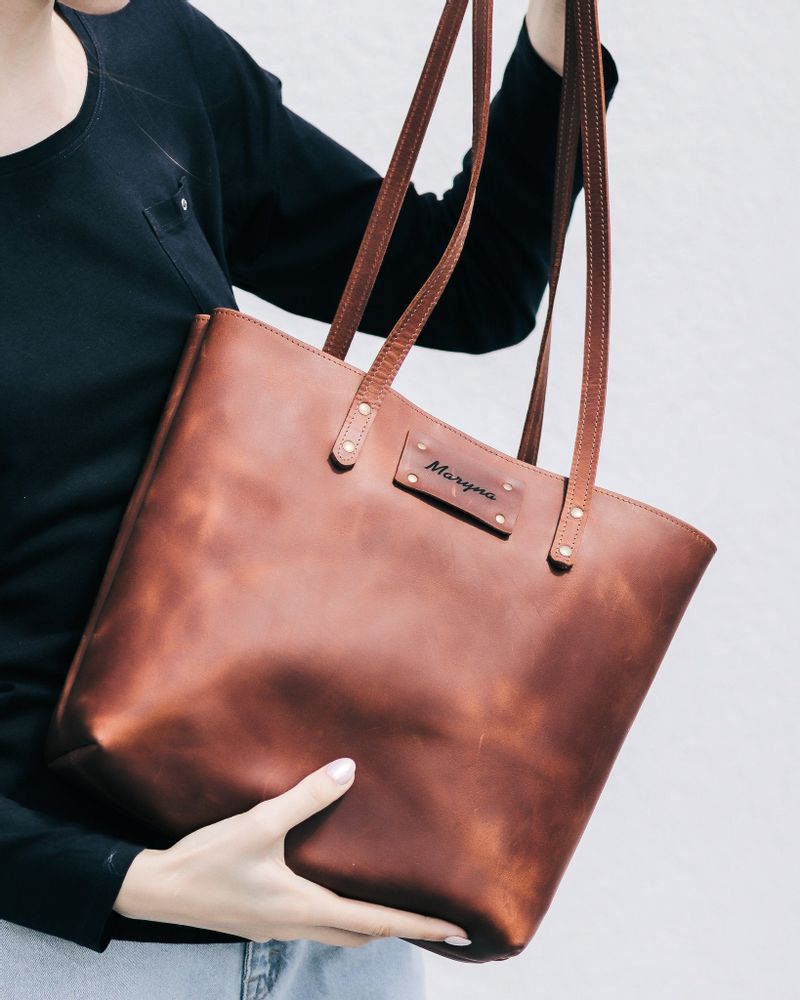 Petite maroquinerie - Sac fourre-tout en cuir - ENJOYTHELEATHER