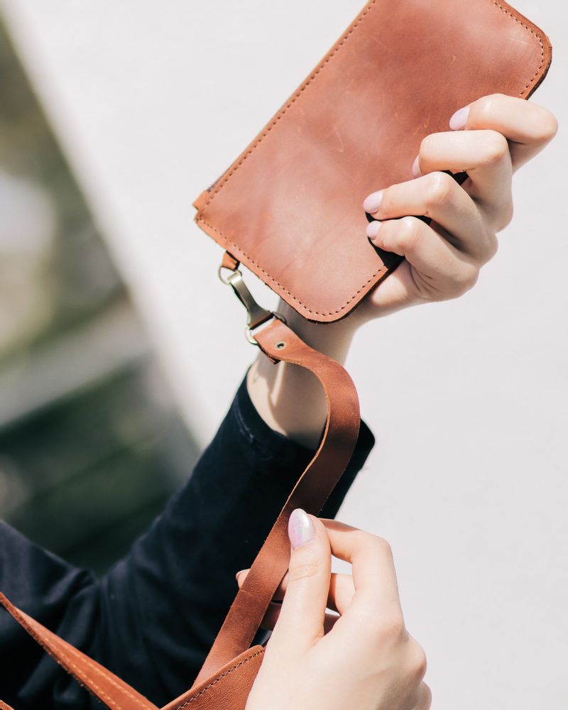 Petite maroquinerie - Sac fourre-tout en cuir - ENJOYTHELEATHER