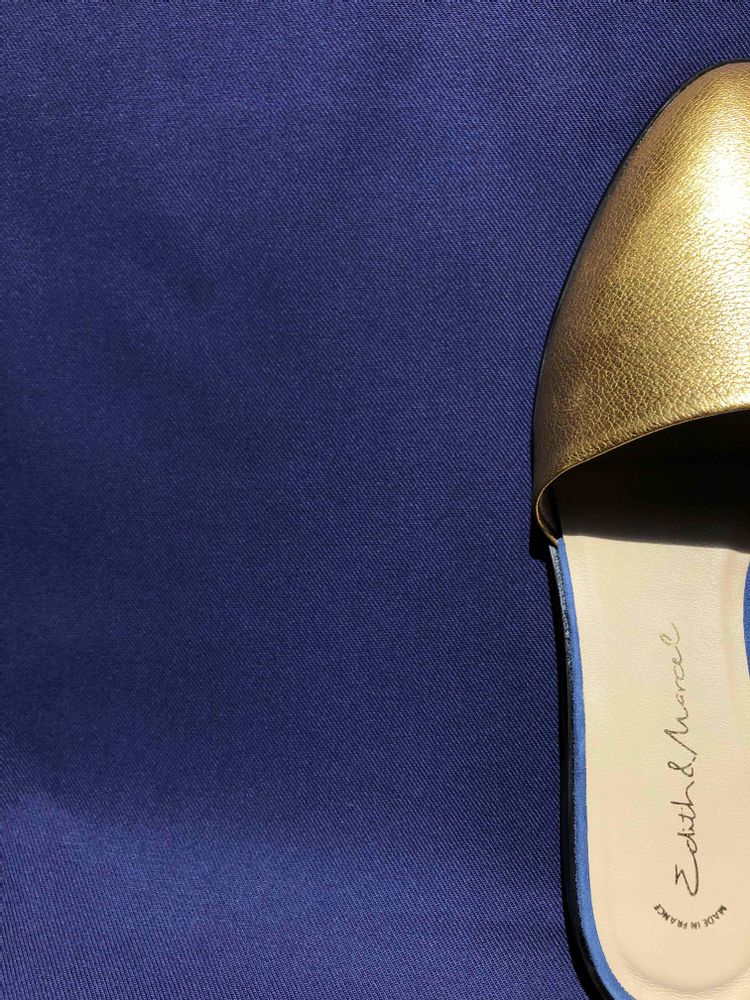 Homewear textile - Ligne EPURE - souliers de cuir - EDITH ET MARCEL