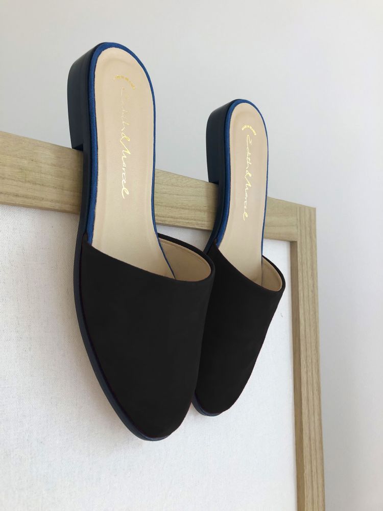 Homewear textile - Ligne EPURE - souliers de cuir - EDITH ET MARCEL