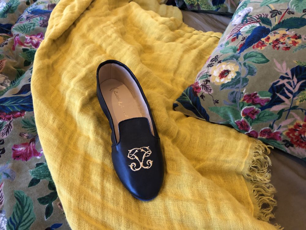 Homewear textile - ligne COUTURE - souliers de cuir - EDITH ET MARCEL