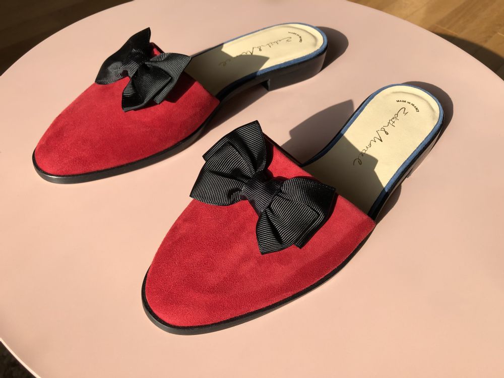 Homewear textile - ligne COUTURE - souliers de cuir - EDITH ET MARCEL