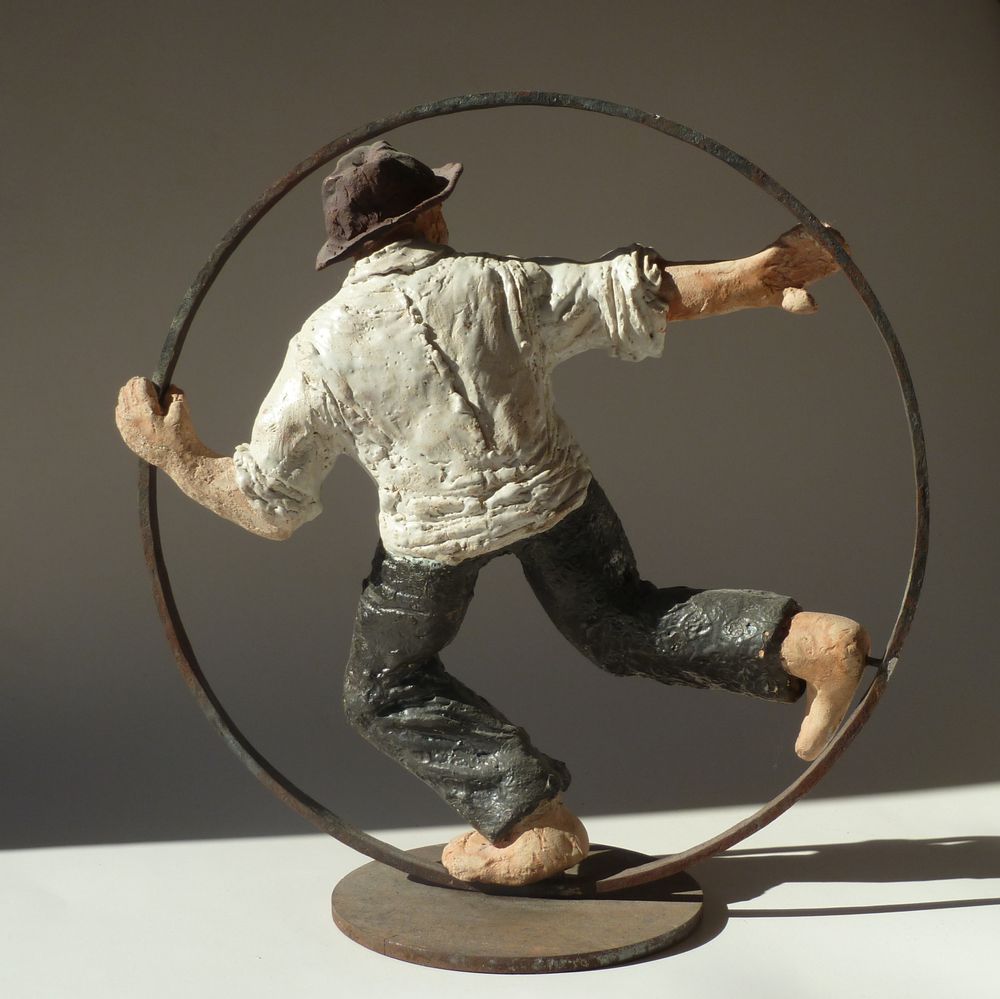 Sculptures, statuettes and miniatures - fellows circus - ELISABETH BOURGET