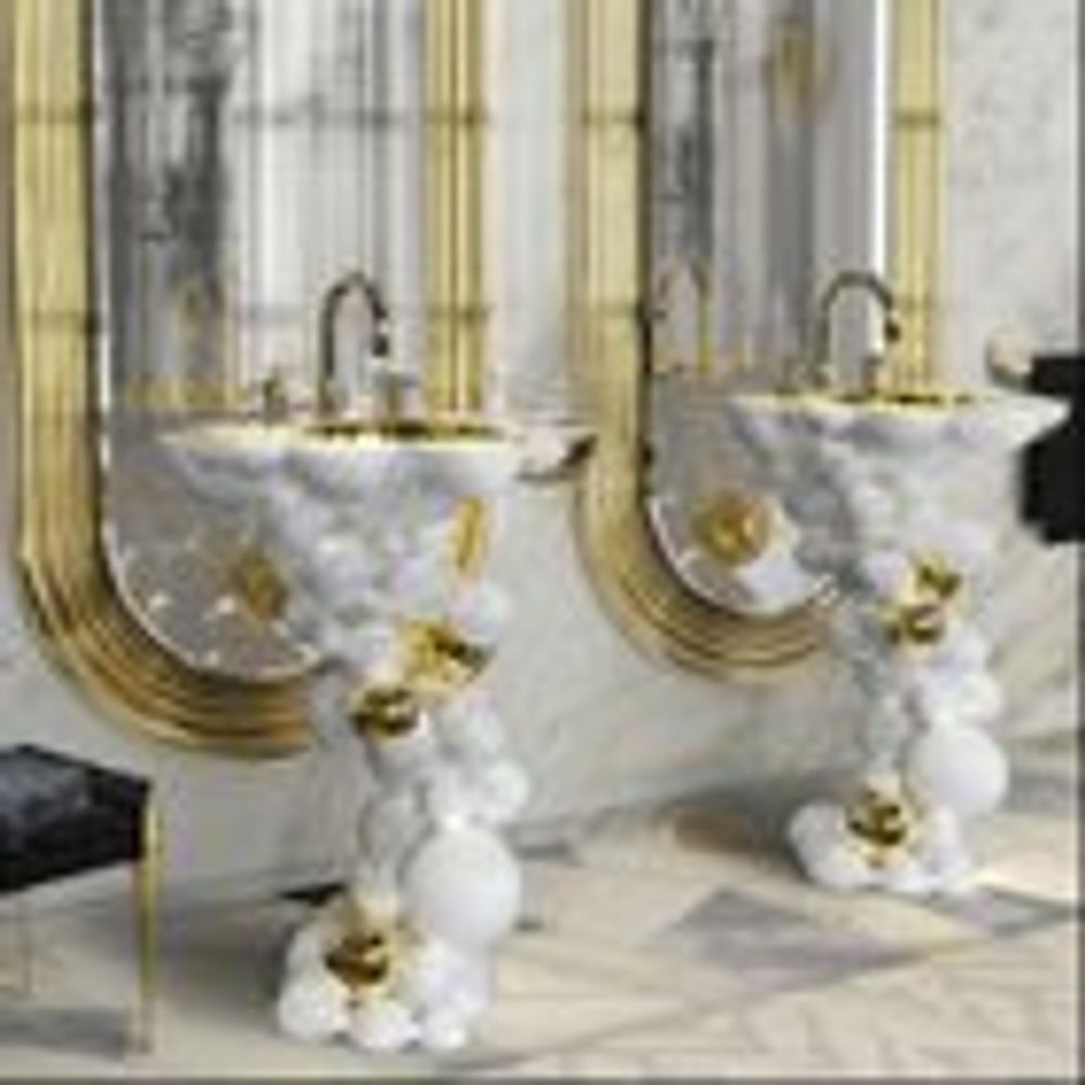 Meubles pour salle de bain - Newton Lavabo Sur Pied - COVET HOUSE