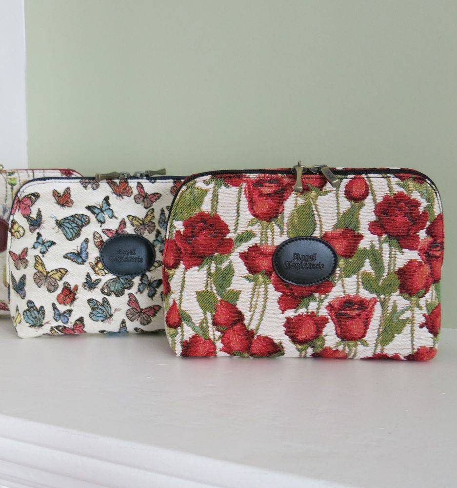 Sacs et cabas - Collection d'Accessoires Les Fleurs de Royal Tapisserie - ROYAL TAPISSERIE MADE IN FRANCE