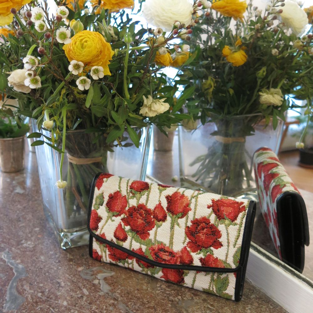 Sacs et cabas - Collection d'Accessoires Les Fleurs de Royal Tapisserie - ROYAL TAPISSERIE MADE IN FRANCE