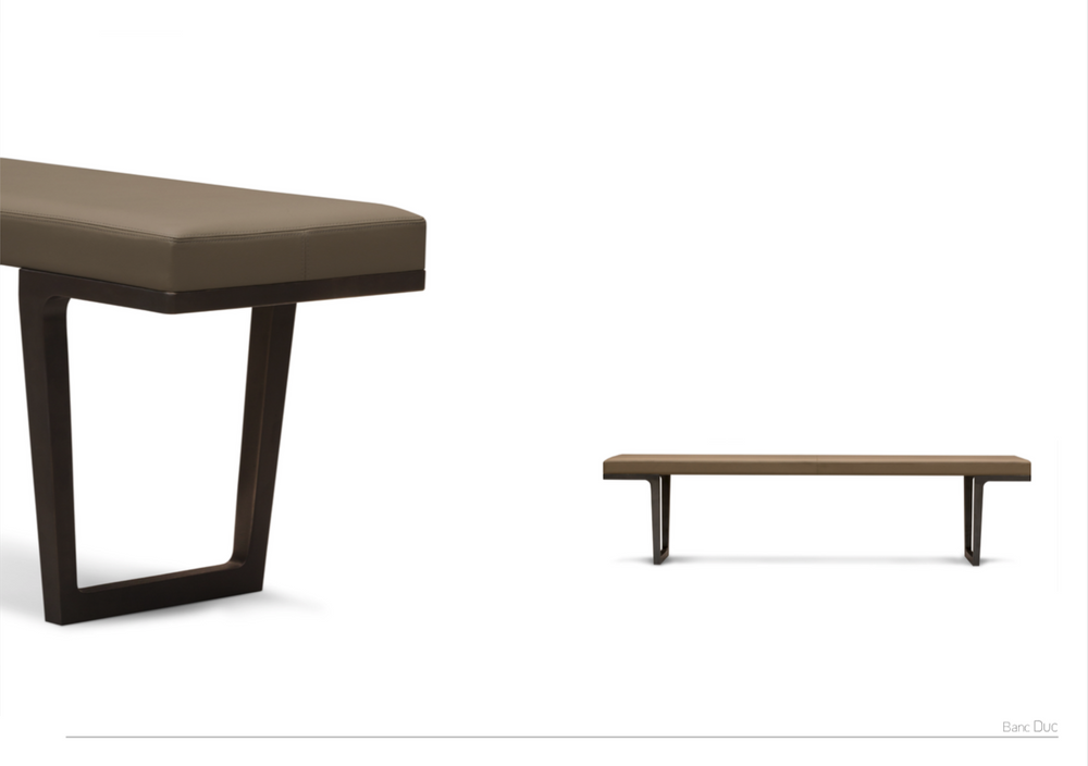 Benches for hospitalities & contracts - Bench DUC - LK LE VAILLANT KATIA