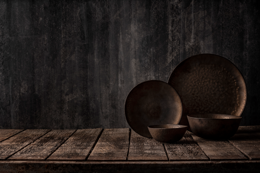 Formal plates - Perla Gold Plates - CHIC