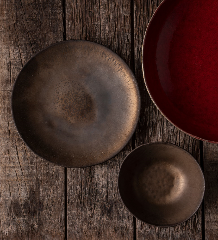 Formal plates - Perla Gold Plates - CHIC