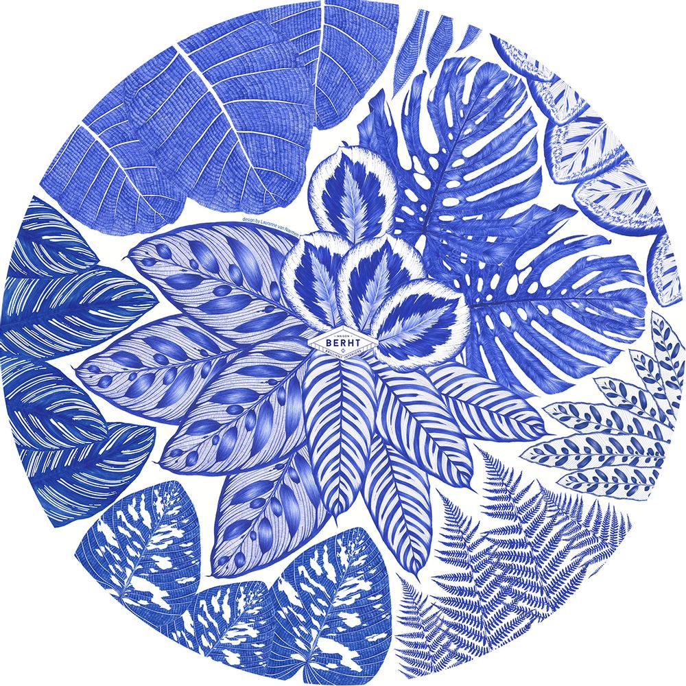 Sets de table - Sets de table - Lauranne BIC - Bleu - MAISON BERHT