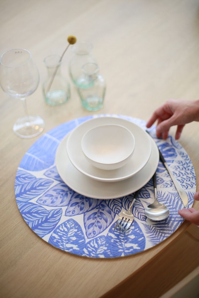 Sets de table - Sets de table - Lauranne BIC - Rouge - MAISON BERHT