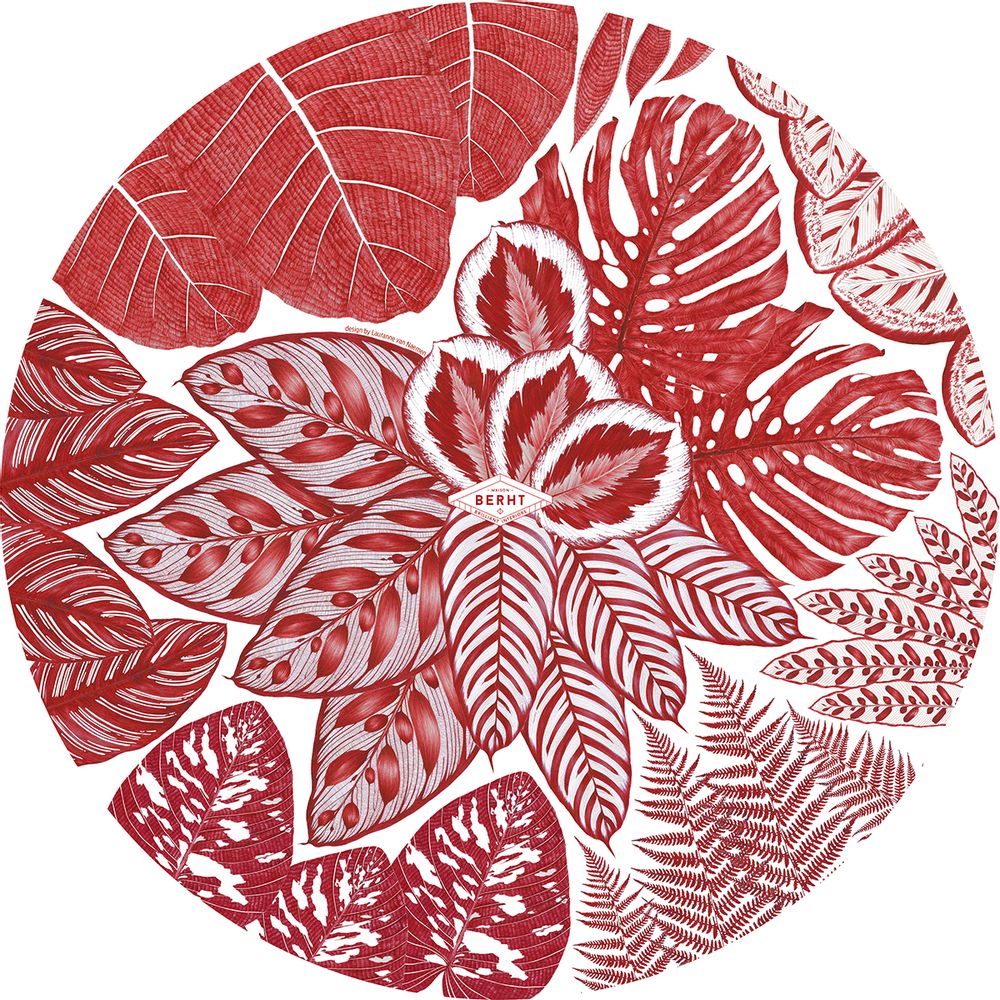 Sets de table - Sets de table - Lauranne BIC - Rouge - MAISON BERHT