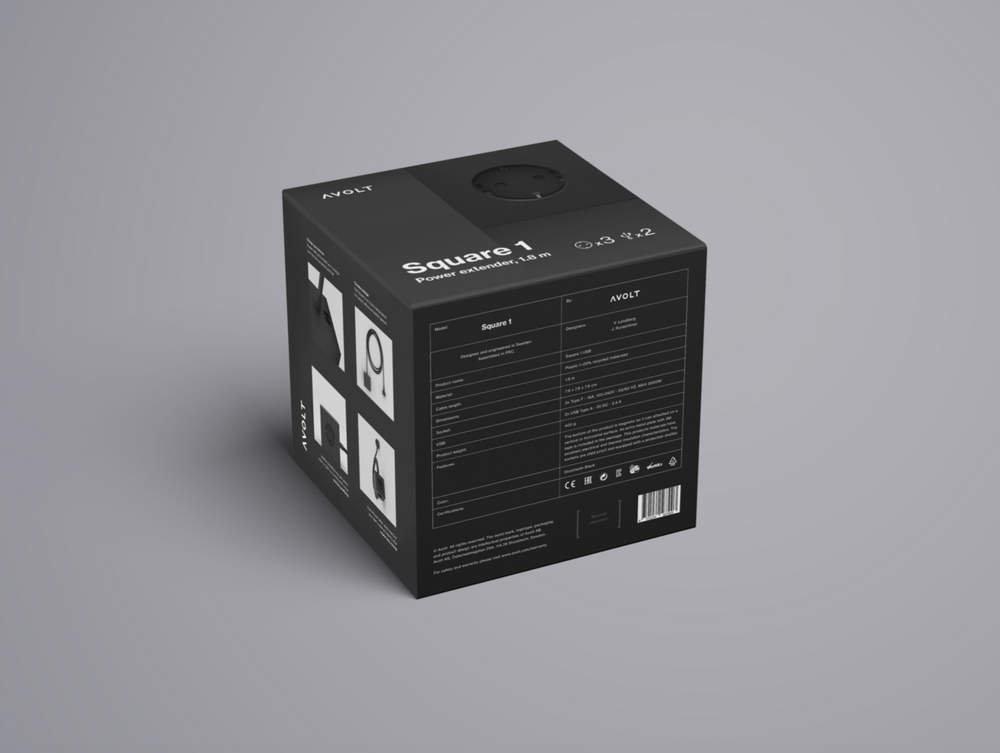 Design objects - Square 1 Base - AVOLT