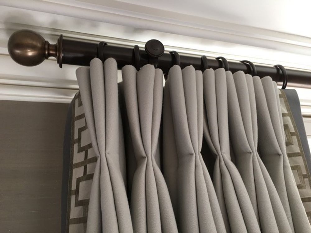 Curtains and window coverings - Classic Bronze Curtain Pole Finish - TILLYS