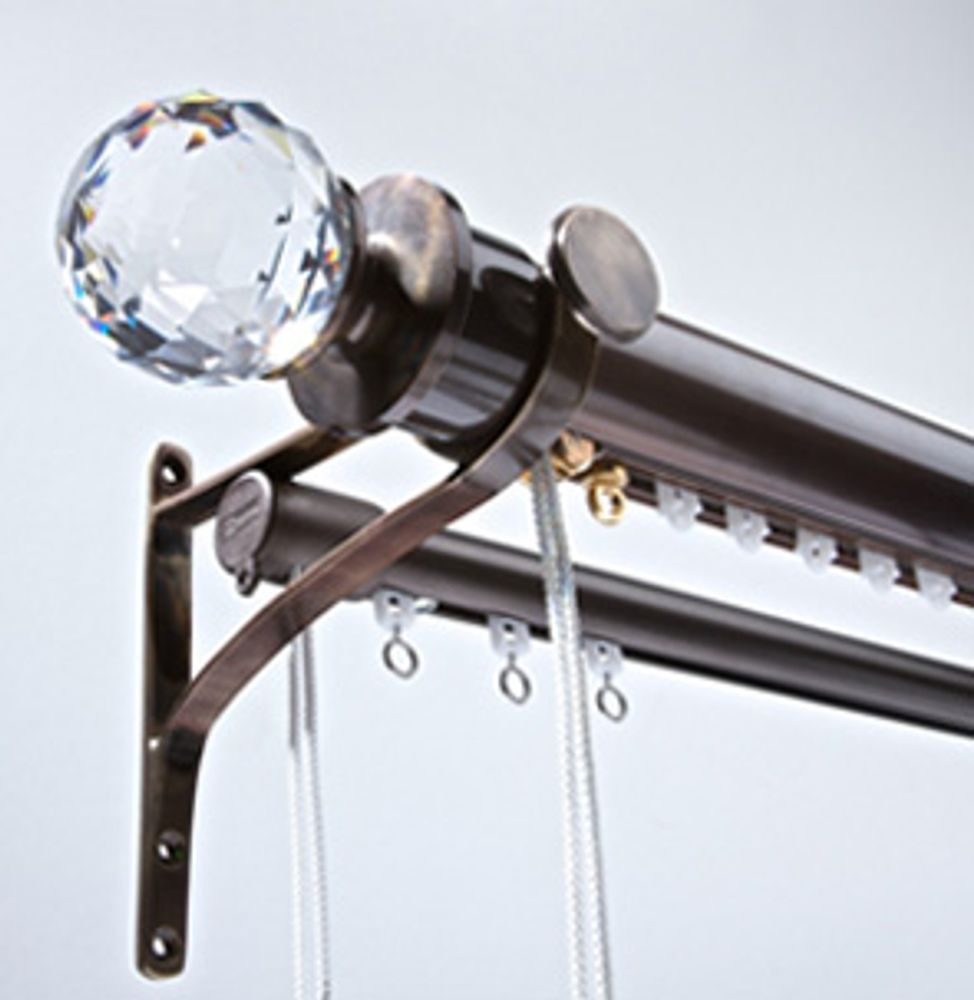 Curtains and window coverings - Classic Bronze Curtain Pole Finish - TILLYS