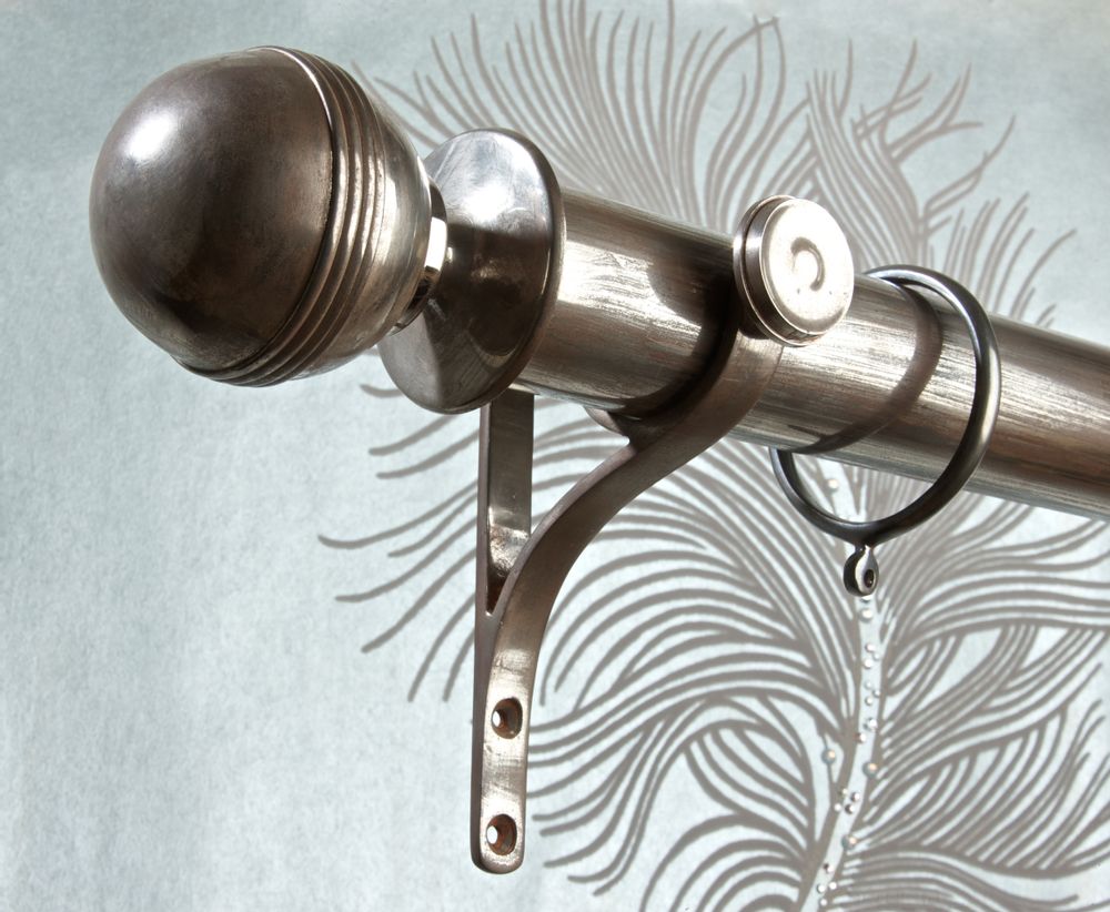 Rideaux et voilages - Classique Antique Nickel Curtain poteau - TILLYS