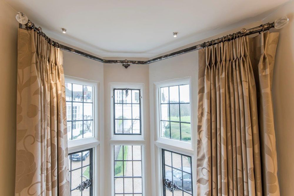 Rideaux et voilages - Classique Antique Nickel Curtain poteau - TILLYS