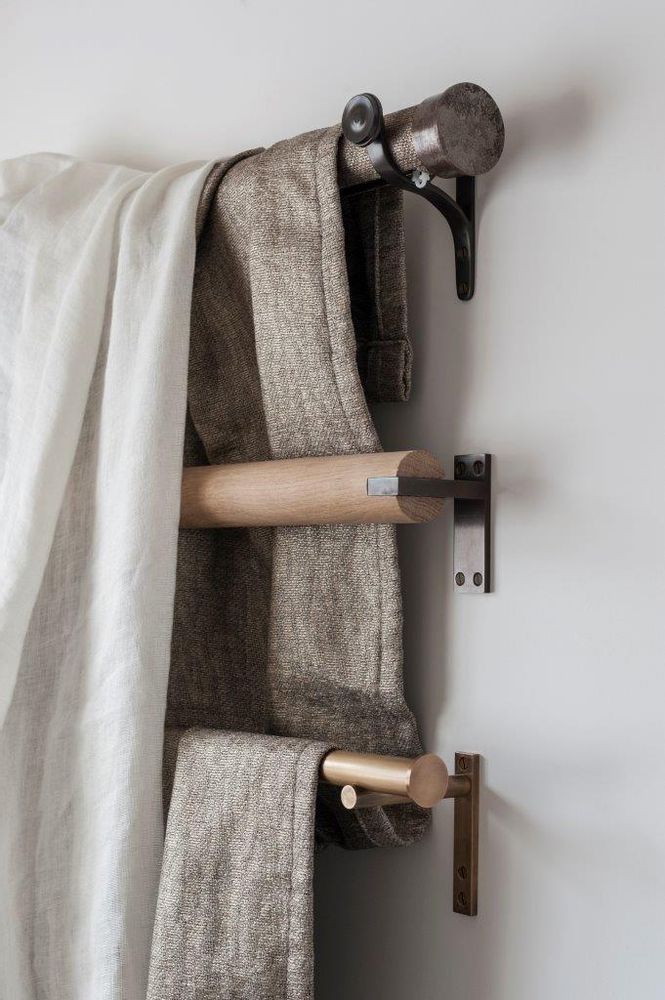 Curtains and window coverings - Dovetail Modern Wood Curtain Poles - TILLYS
