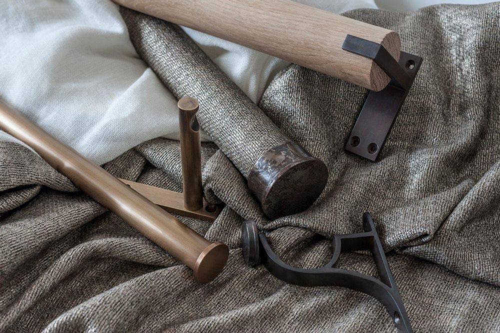 Curtains and window coverings - Dovetail Modern Wood Curtain Poles - TILLYS