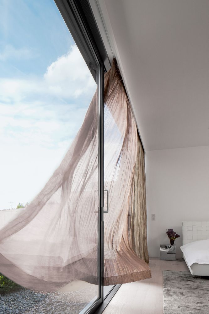 Curtains and window coverings - Ultraflat Curtain Track System - AURA
