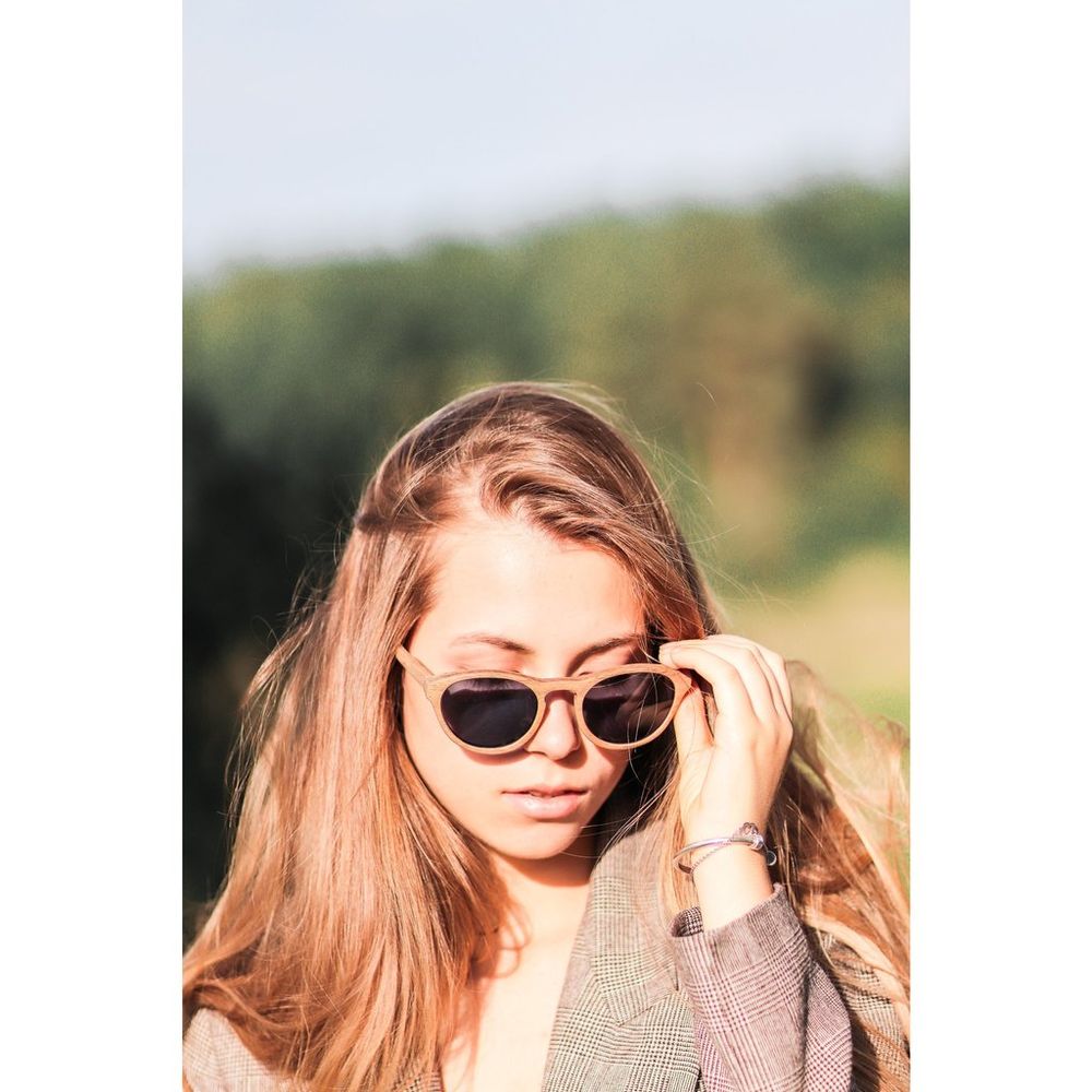 Glasses - Walnut Wood Womens Sunglasses, handmade - ENJOYTHEWOOD