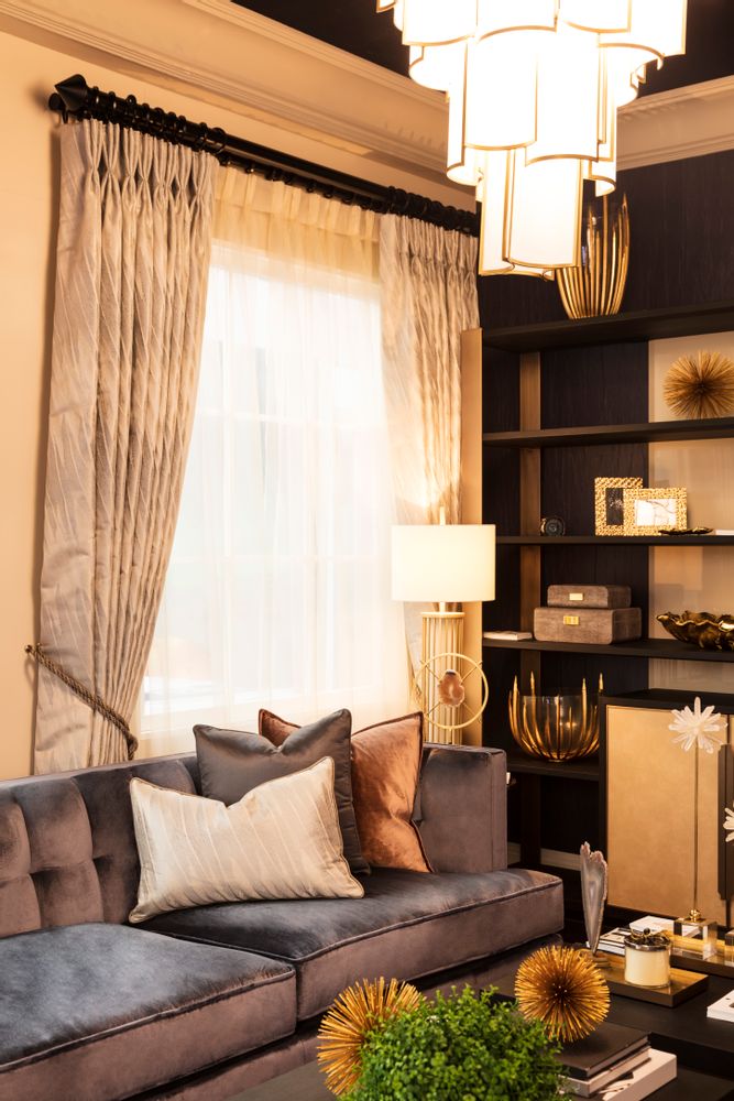 Curtains and window coverings - Gunmetal Finish - Classic Metal Collection - TILLYS