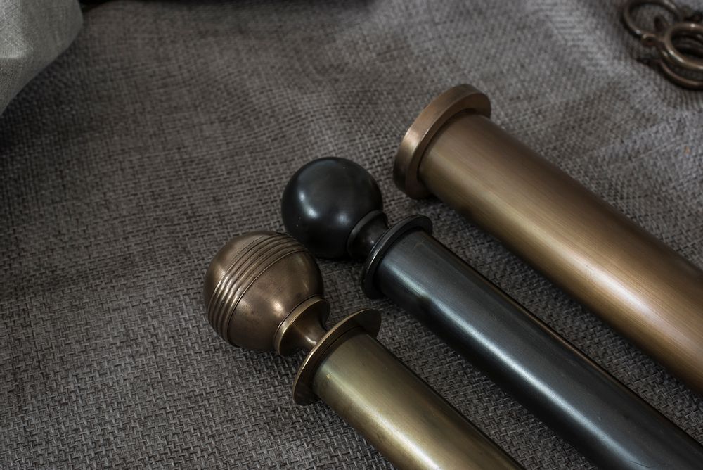 Curtains and window coverings - Gunmetal Finish - Classic Metal Collection - TILLYS